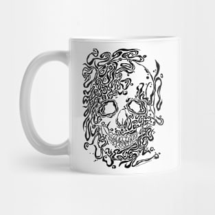 skull 1 black Mug